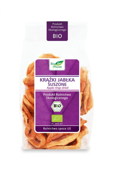 KRĄŻKI JABŁKA SUSZONE BIO 100 g - BIO PLANET KRĄŻKI JABŁKA SUSZONE BIO 100 g - BIO PLANET