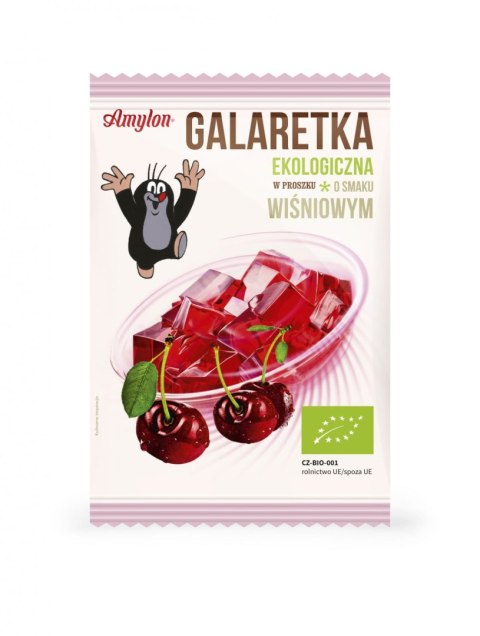 GALARETKA O SMAKU WIŚNIOWYM BIO 40 g - AMYLON GALARETKA O SMAKU WIŚNIOWYM BIO 40 g - AMYLON